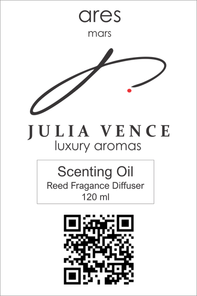 Julia Vence Luxury Aromas ARES Reed Diffuser