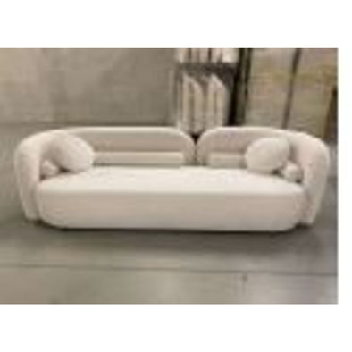 Sofa 3-Seater Kelly Grey 225cm