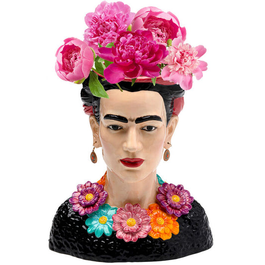 Frida Kahlo inspired vase