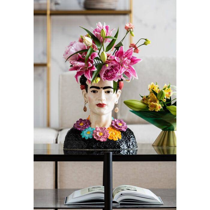 Frida Kahlo inspired vase