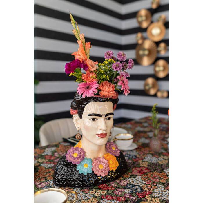 Frida Kahlo inspired vase