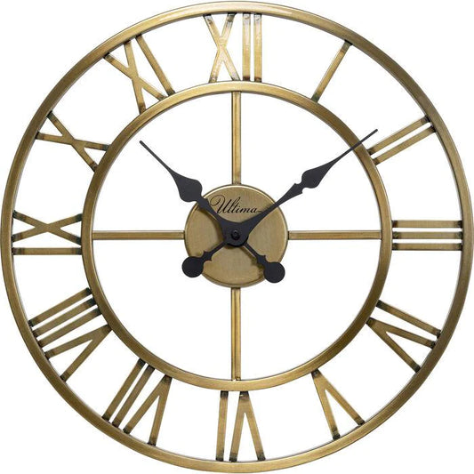 Wall Clock Roman Brass Ø41cm