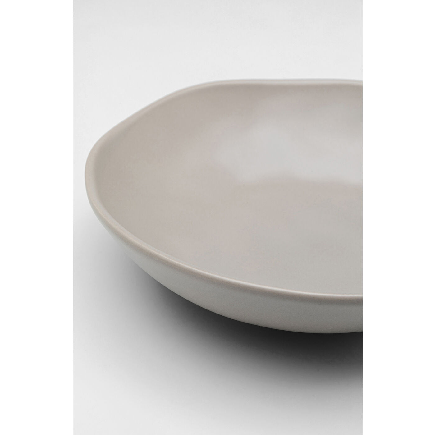 Plate Deep Organic Grey Ø21cm