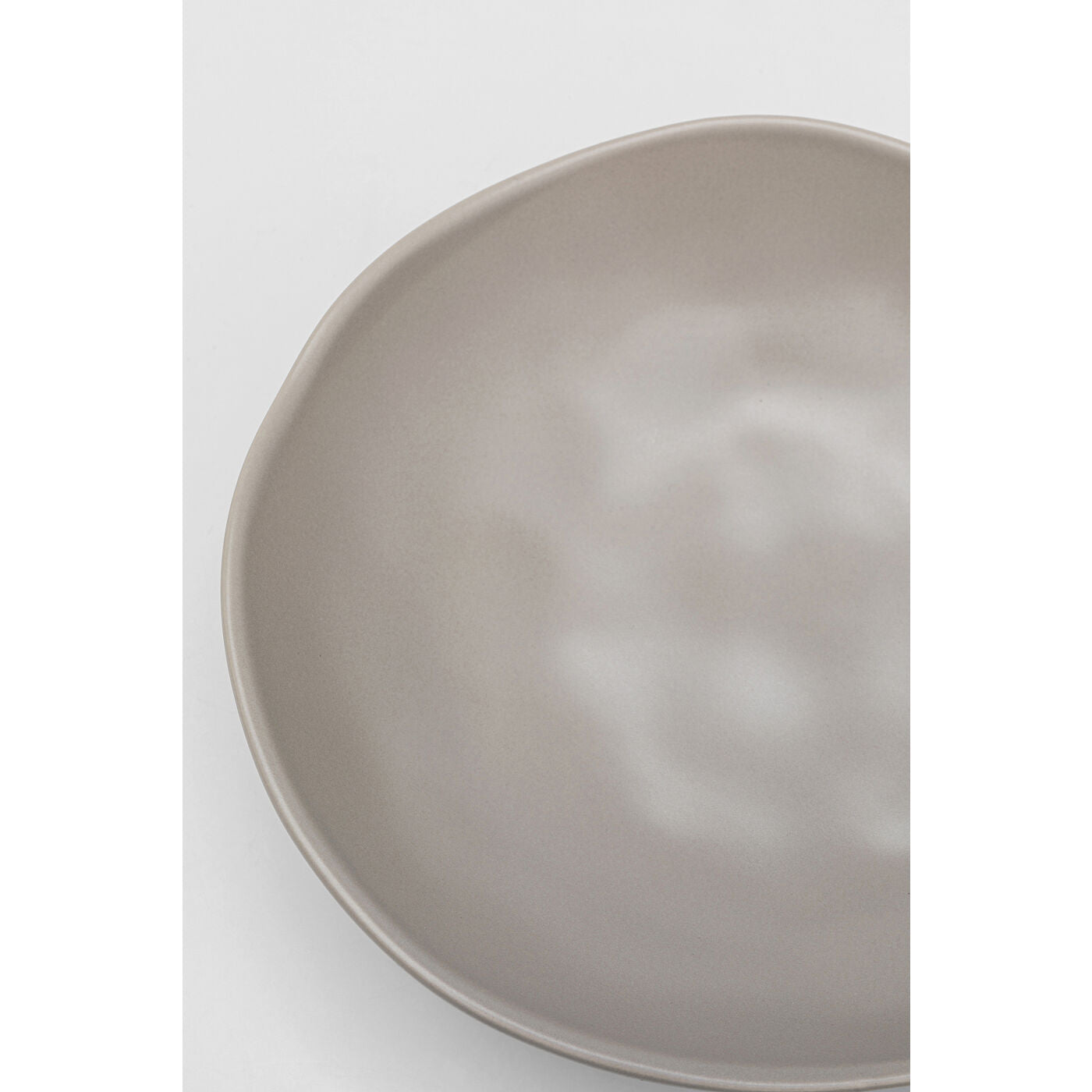 Plate Deep Organic Grey Ø21cm