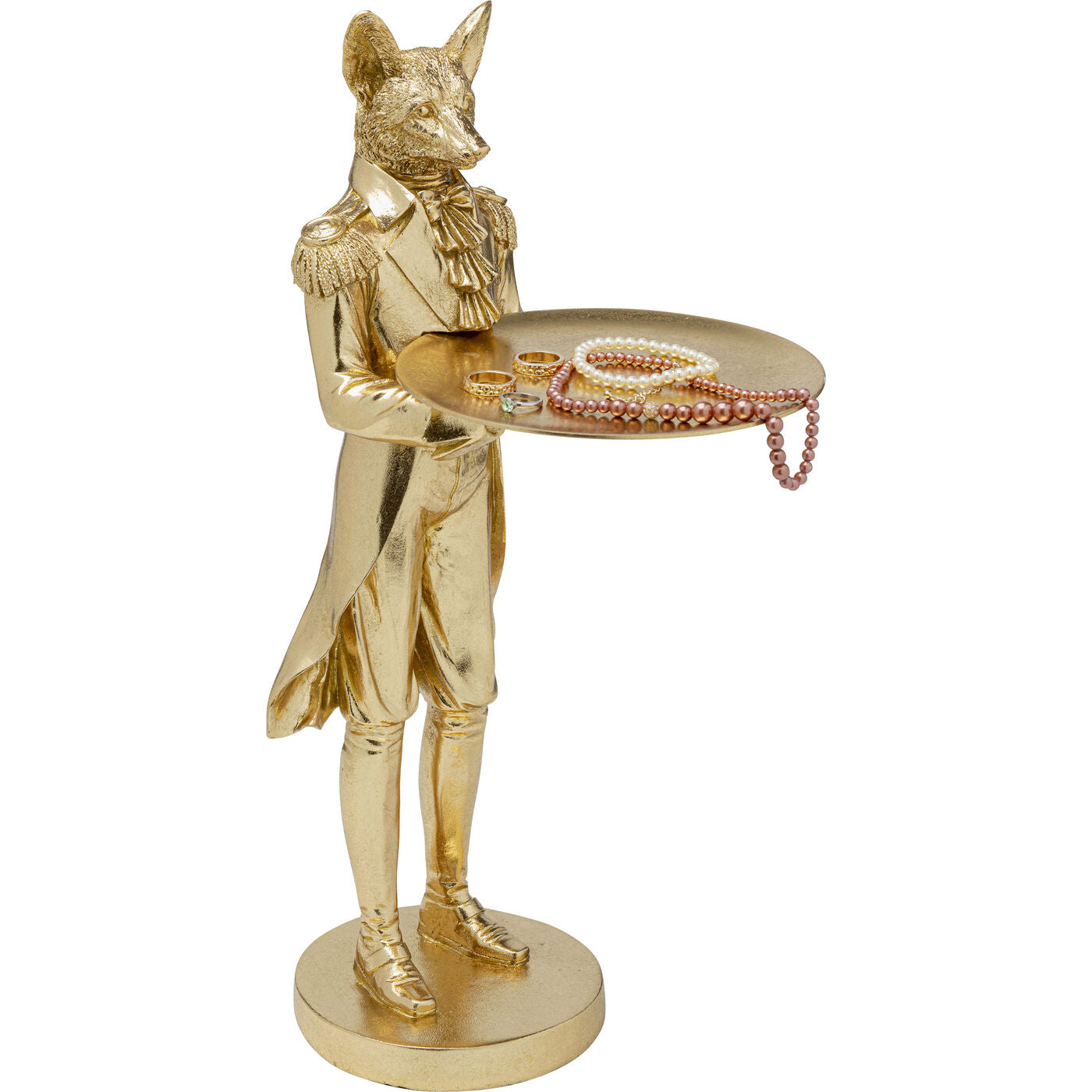 Deco Figurine Waiter Dog 55cm