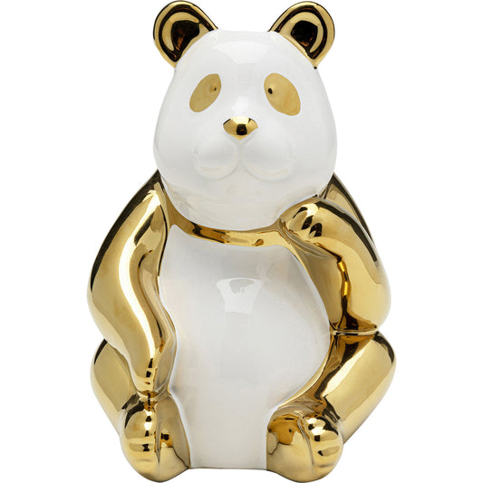 Deco Figurine Panda Gold 19cm