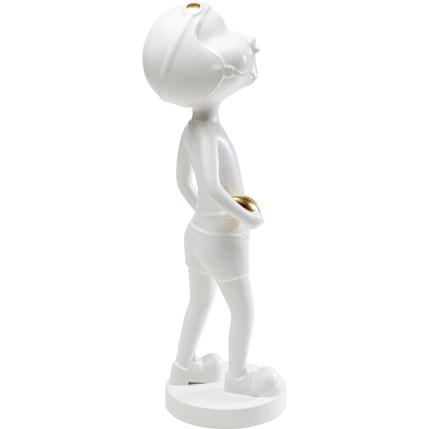 Deco Figurine Ball Girl White 41cm