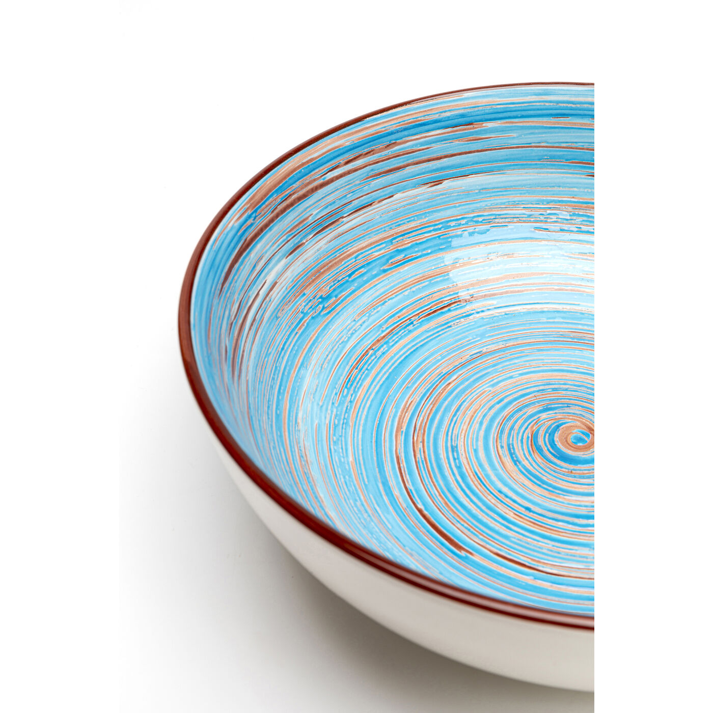 Bowl Swirl Blue Ø22cm