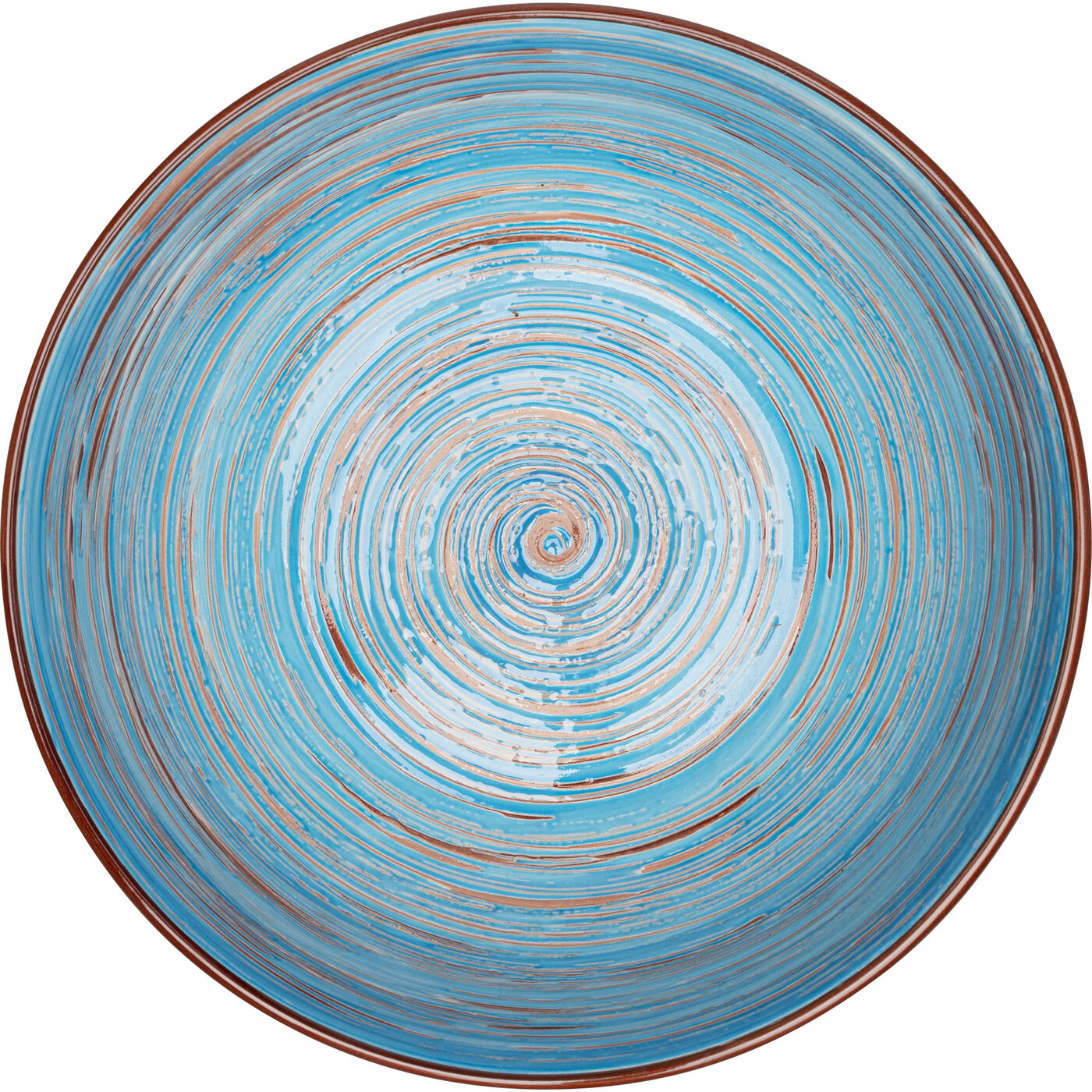 Bowl Swirl Blue Ø22cm