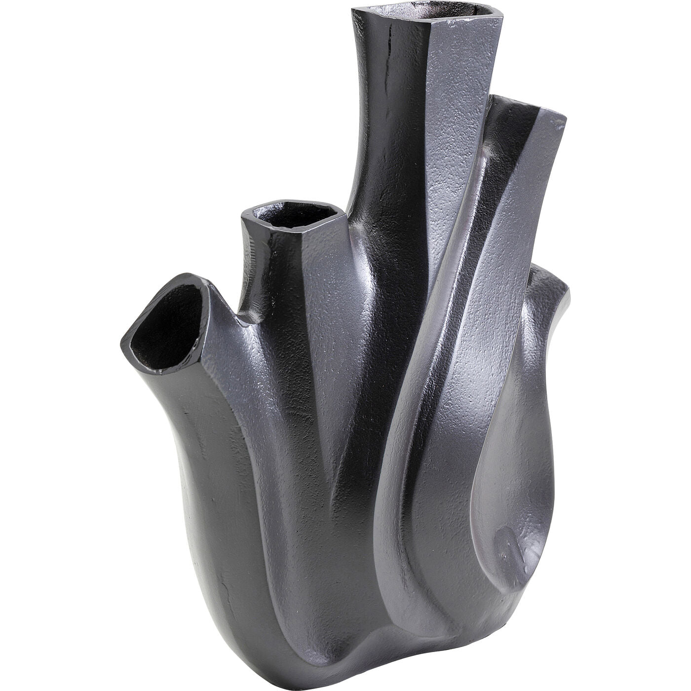 Vase Flame Black 29cm