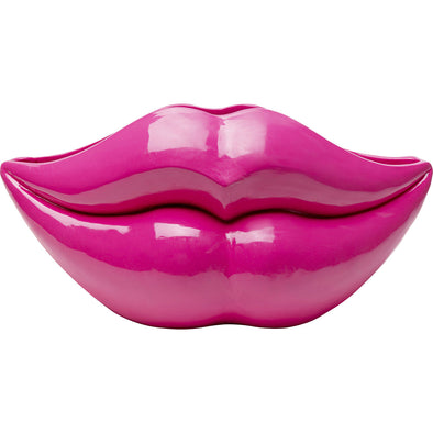 Deco Vase Lips Pink 28cm