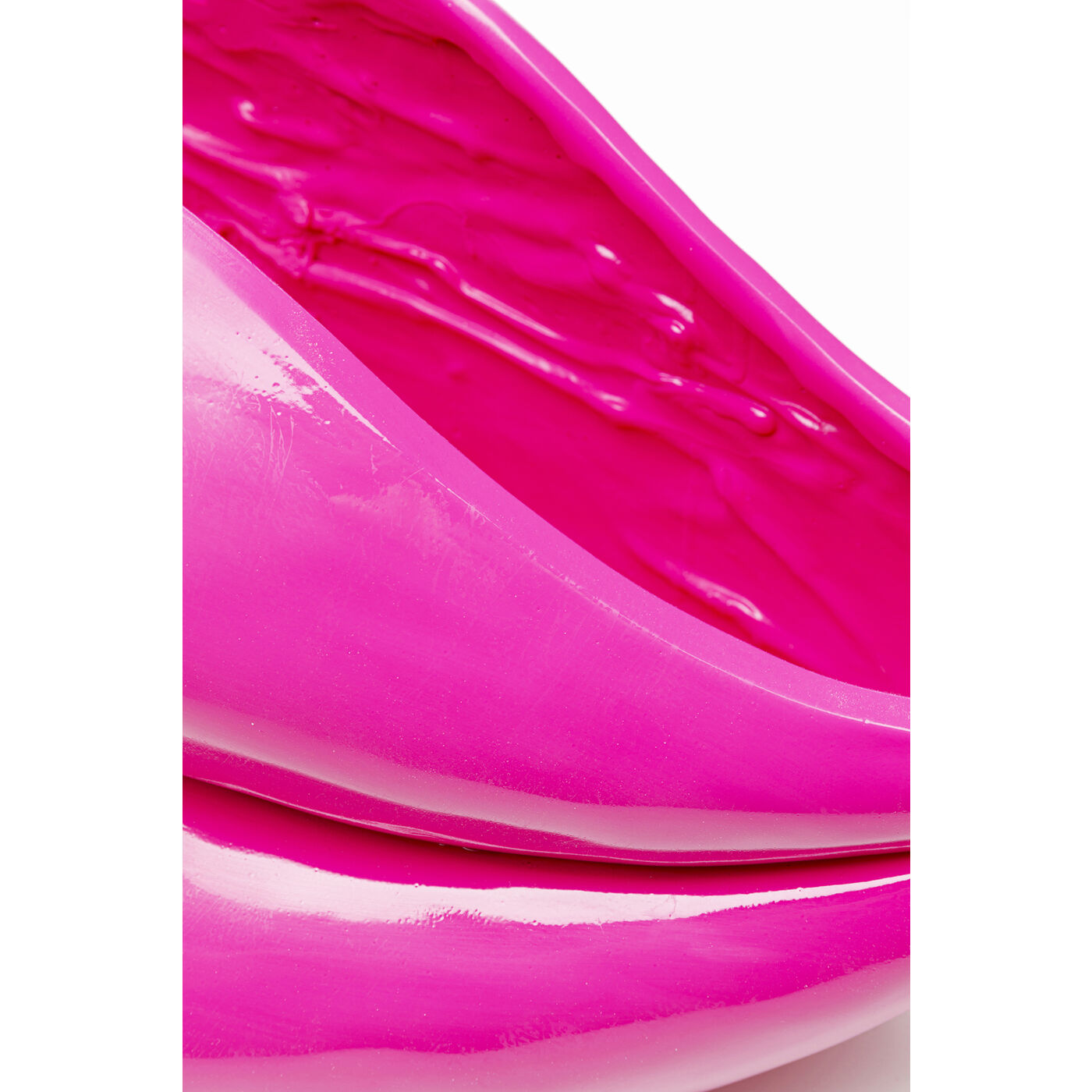 Deco Vase Lips Pink 28cm