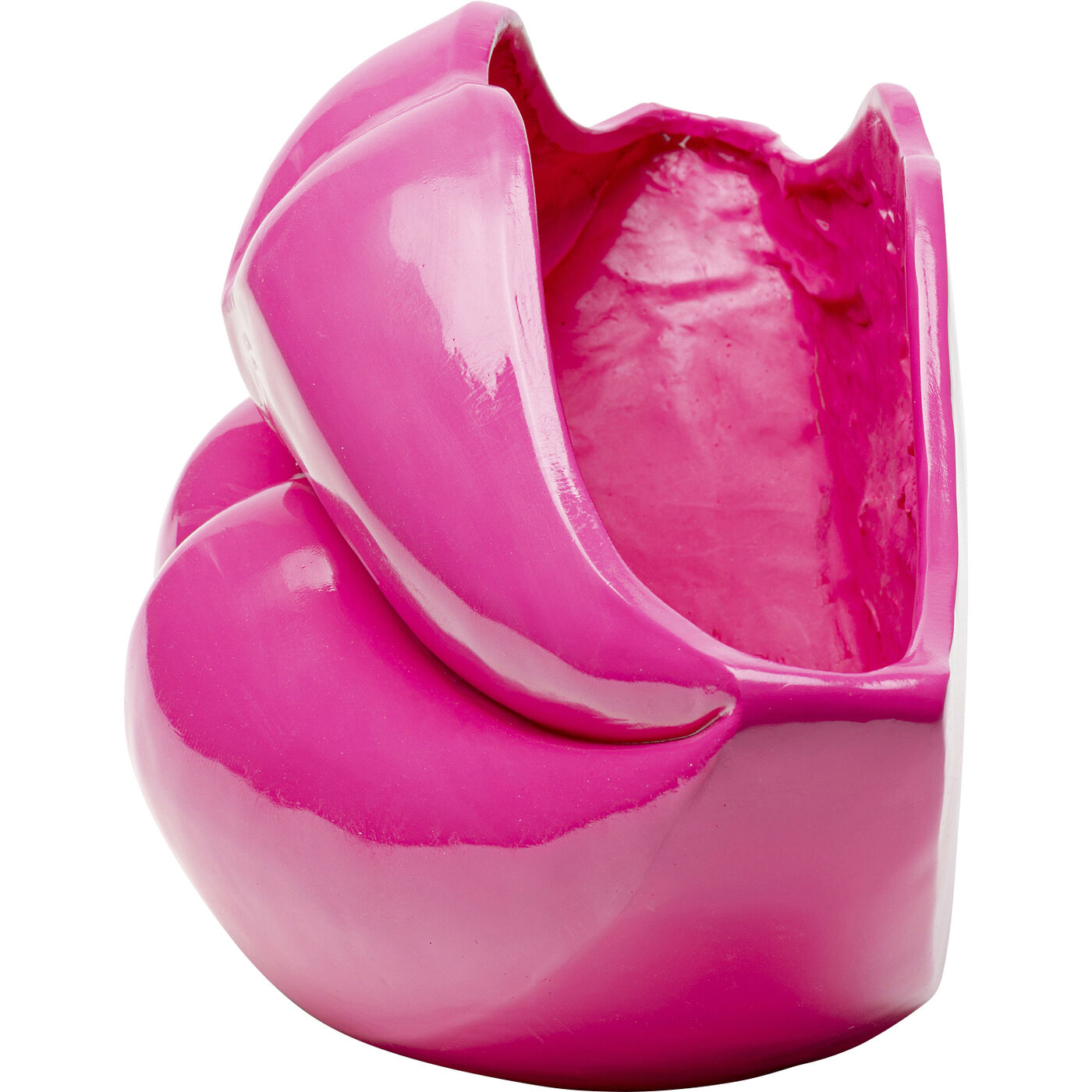 Deco Vase Lips Pink 28cm