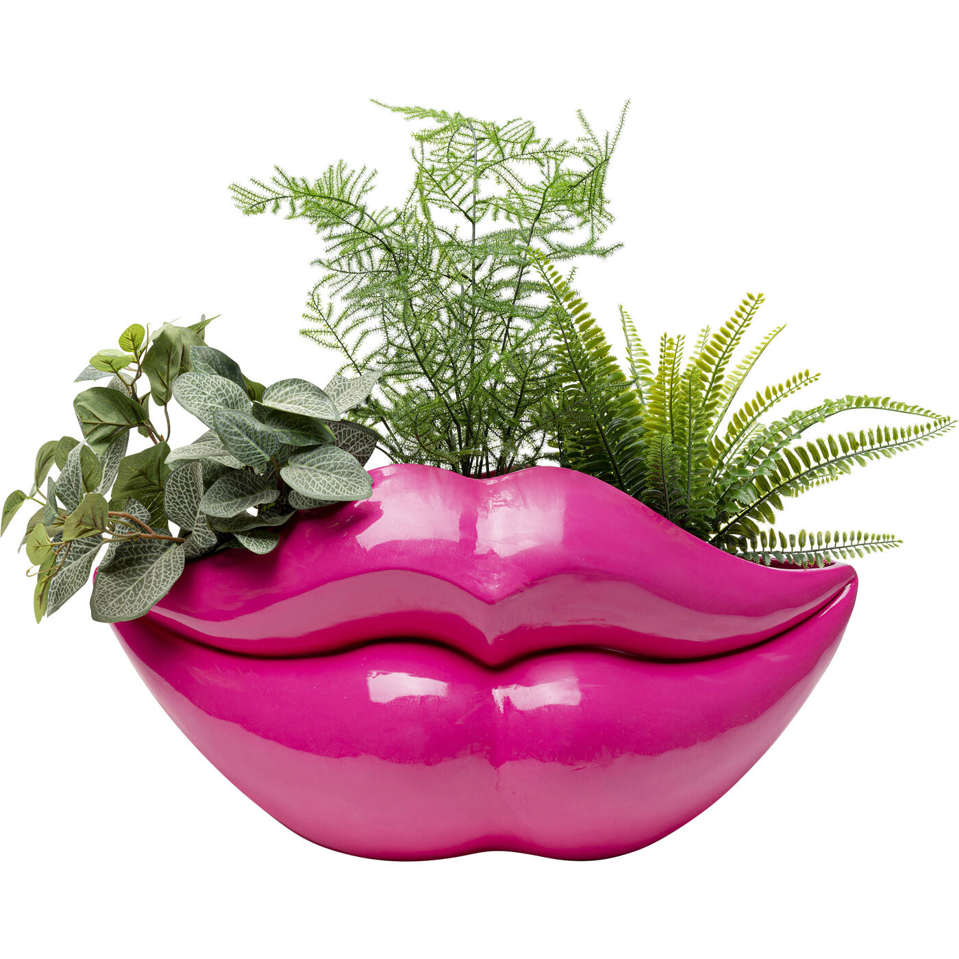 Deco Vase Lips Pink 28cm