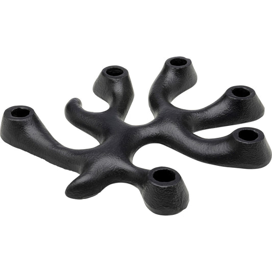 Candle Holder Corallo Black 4cm