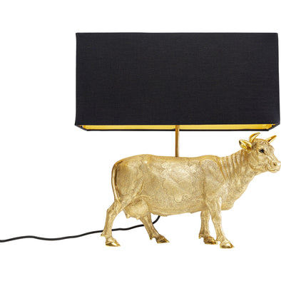 Table Lamp Cow Gold 52cm