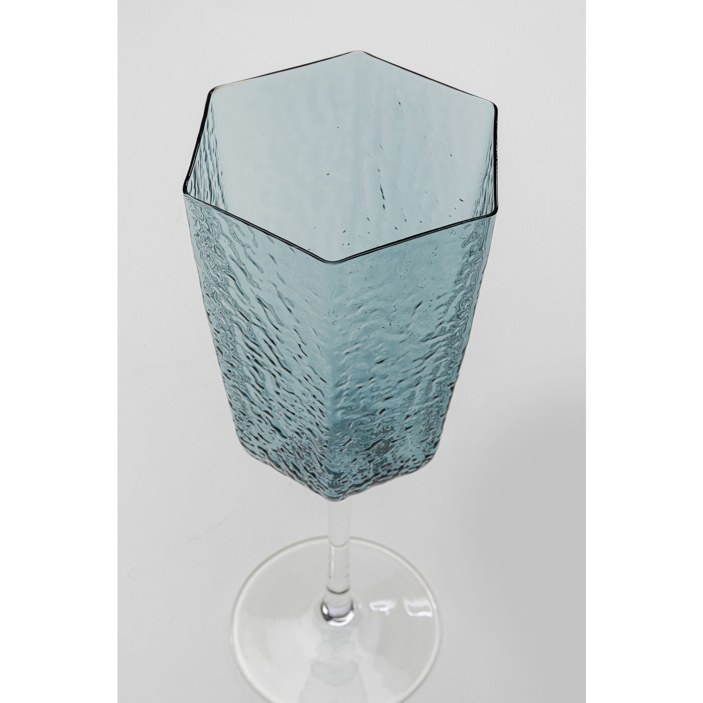 Red Wine Glass Cascata Blue