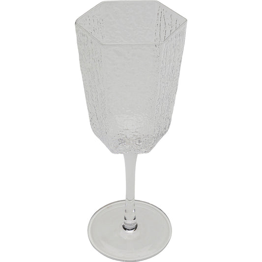 Red Wine Glass Cascata Clear