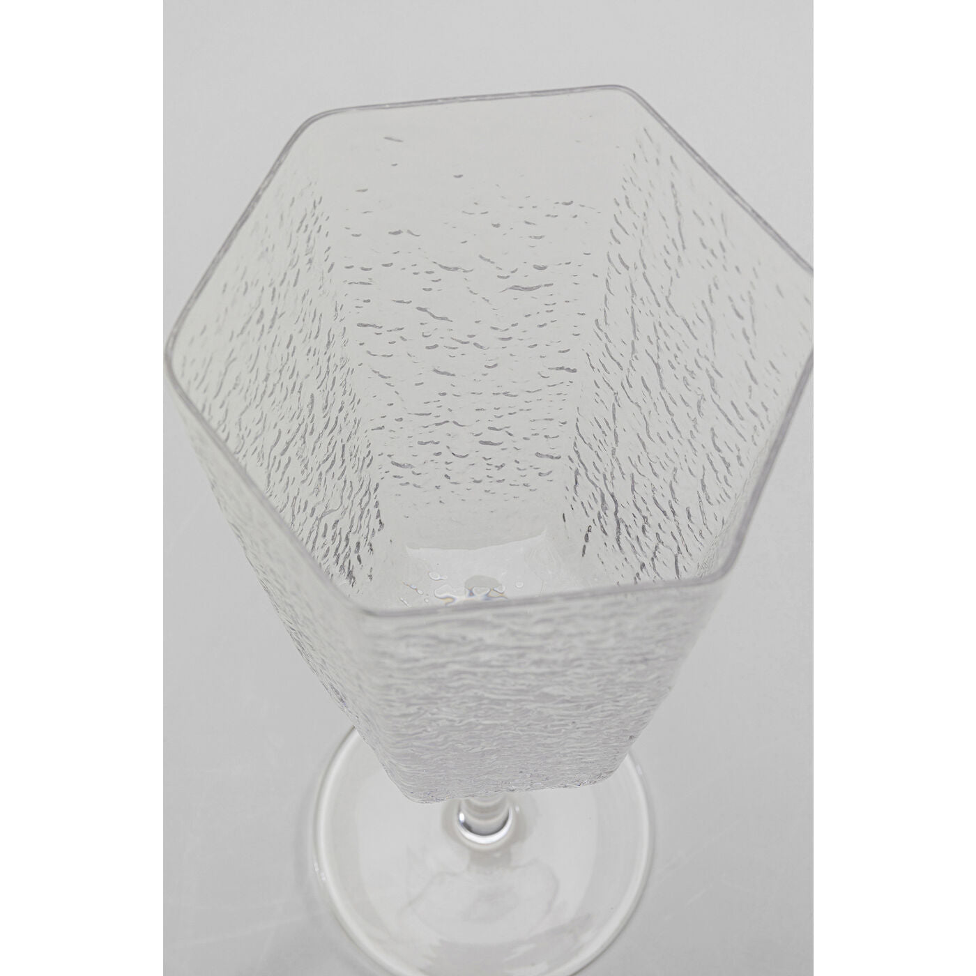 Red Wine Glass Cascata Clear