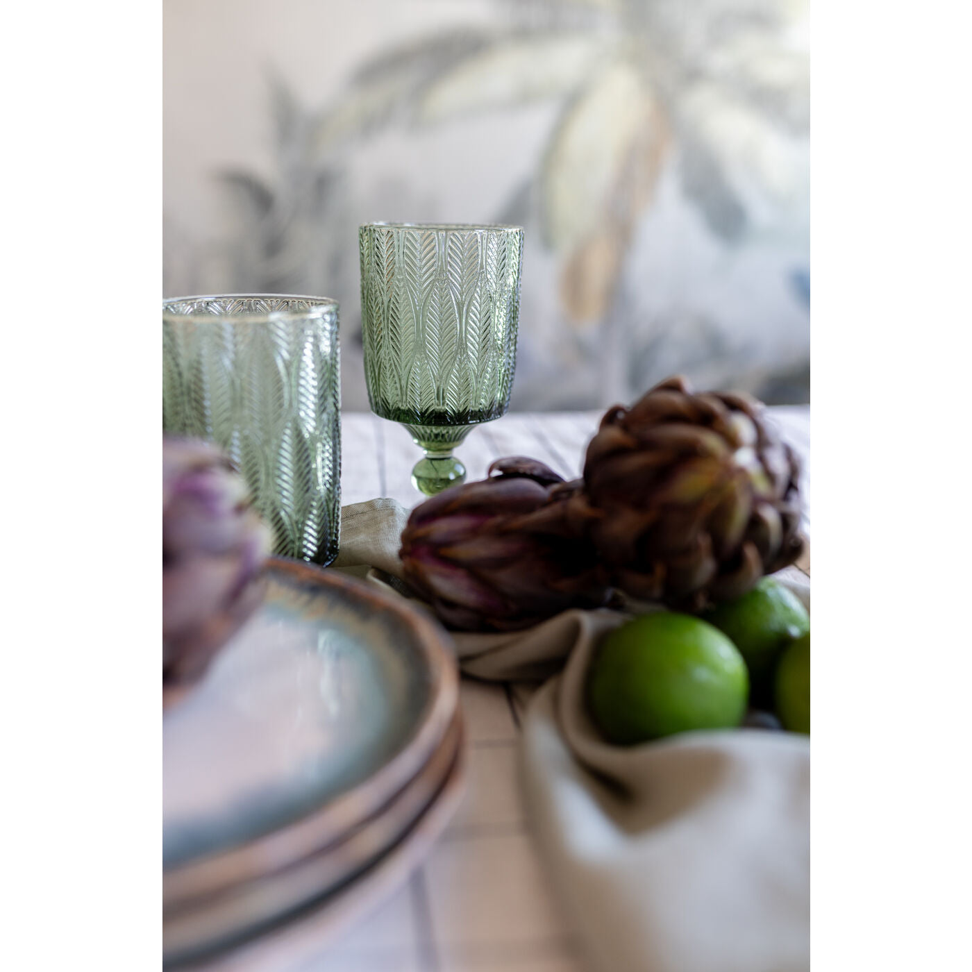 Wine Glass Fogli Green