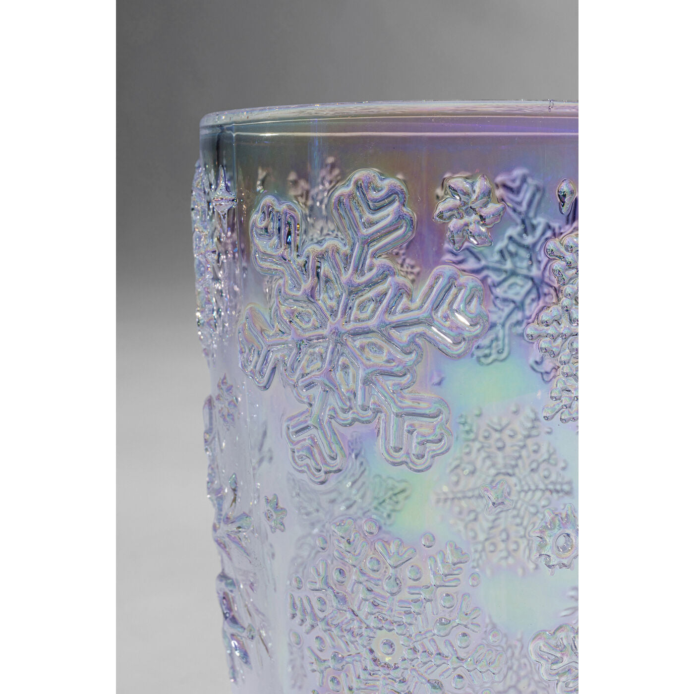 Water Glass Ice Flowers Colore