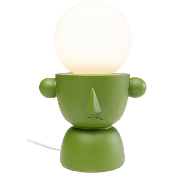 Table Lamp Faccia green 25cm