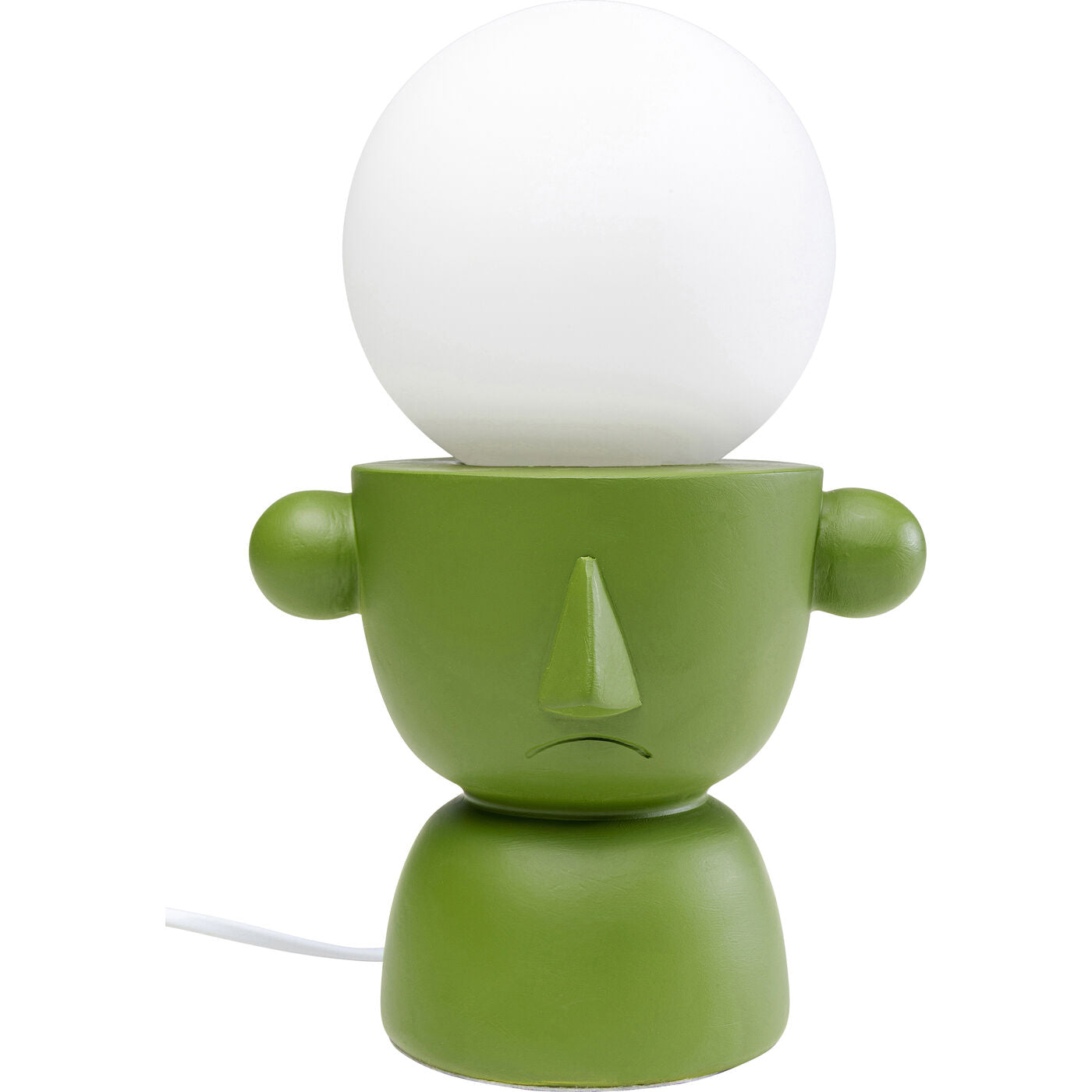 Table Lamp Faccia green 25cm