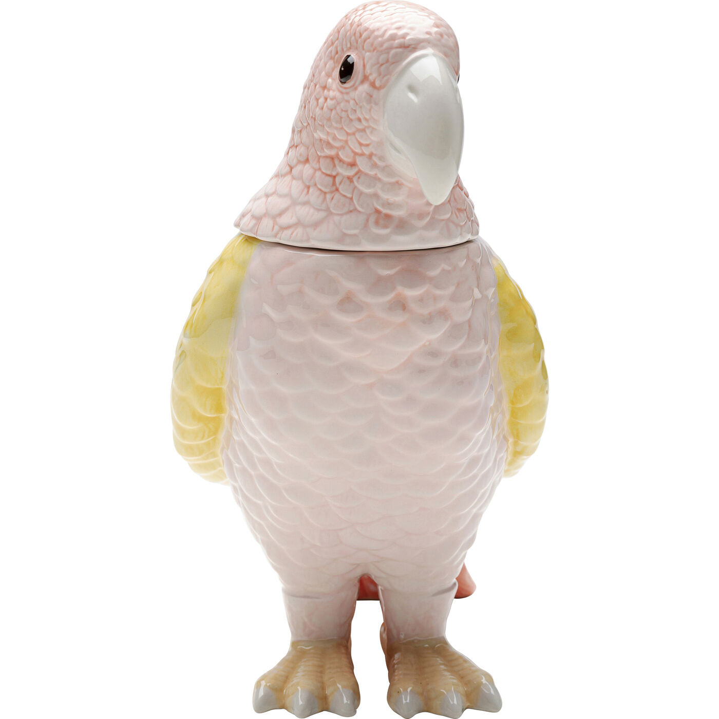 Deco Jar Exotic Bird Giallo 23cm