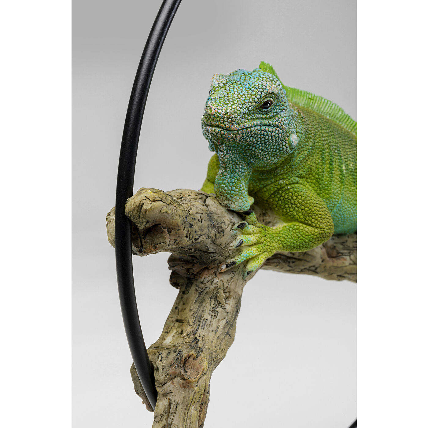 Deco Object Lizard Circle Green 36cm