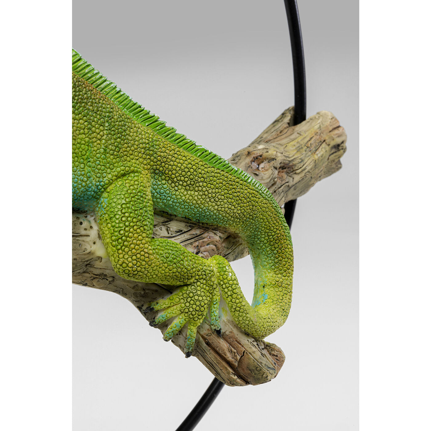 Deco Object Lizard Circle Green 36cm