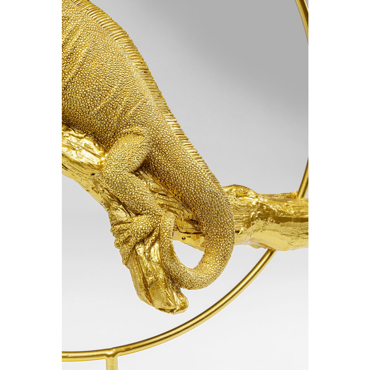 Deco Object Lizard Circle Gold 36cm