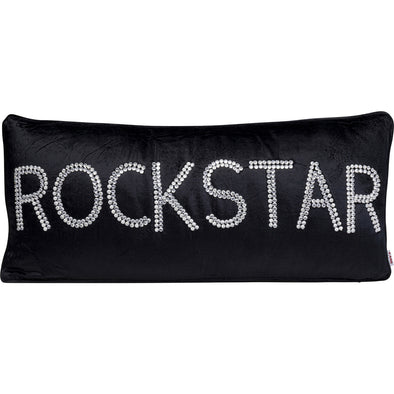 Cushion Beads Rockstar Black 35x80cm