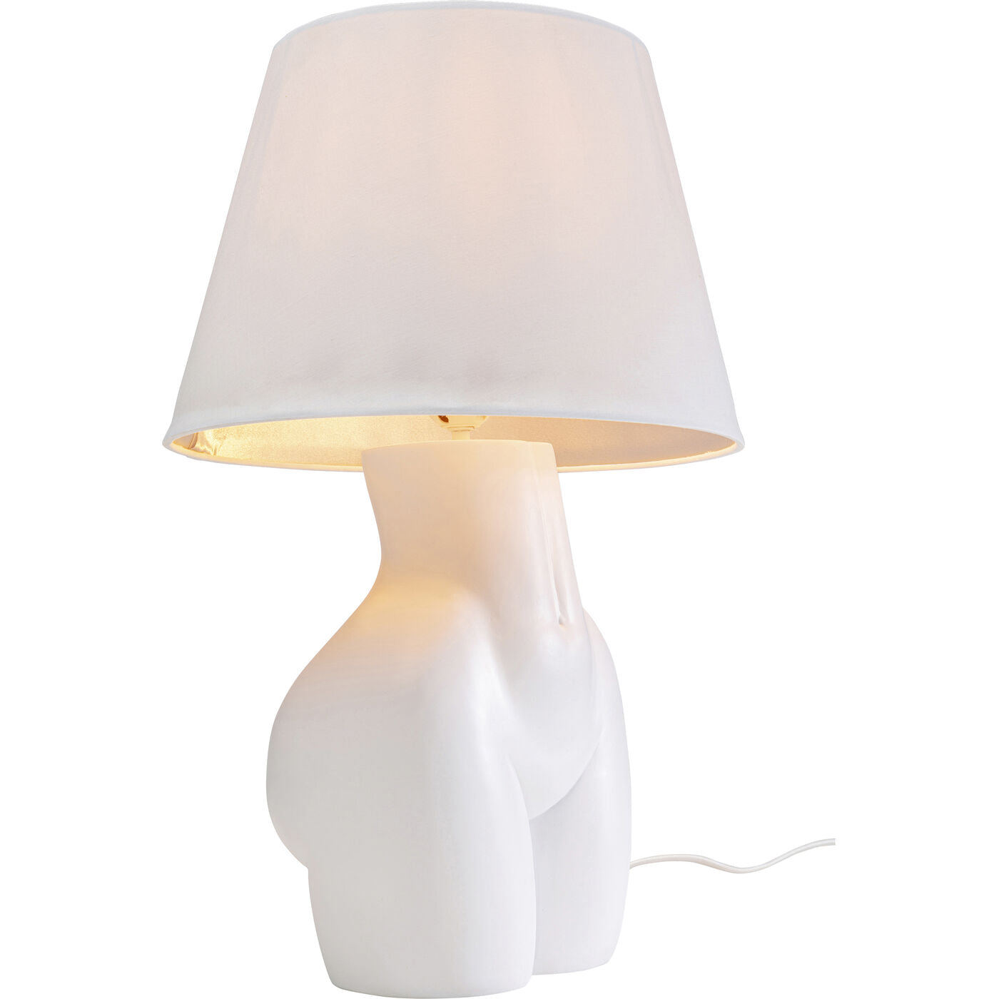 Table Lamp Donna White 48cm