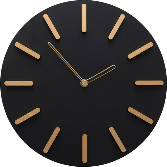 Wall Clock Central Park Black Ø30cm