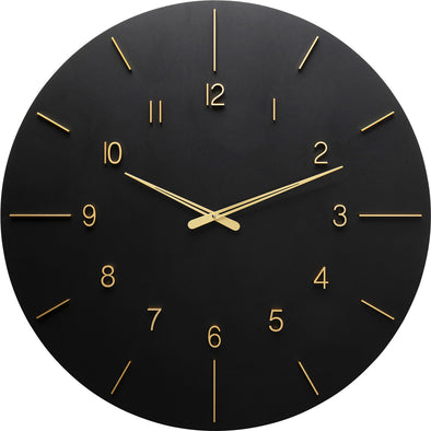 Wall Clock Levi Black Ø70cm