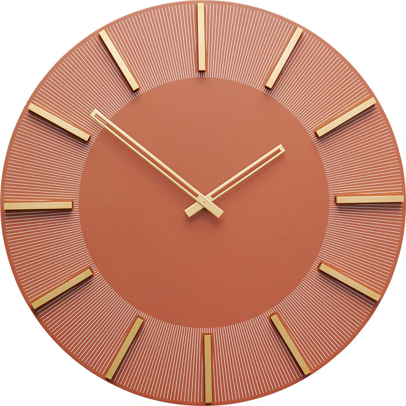 Wall Clock Charlie Red Ø50cm