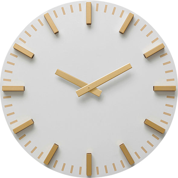 Wall Clock Archie White Ø30cm