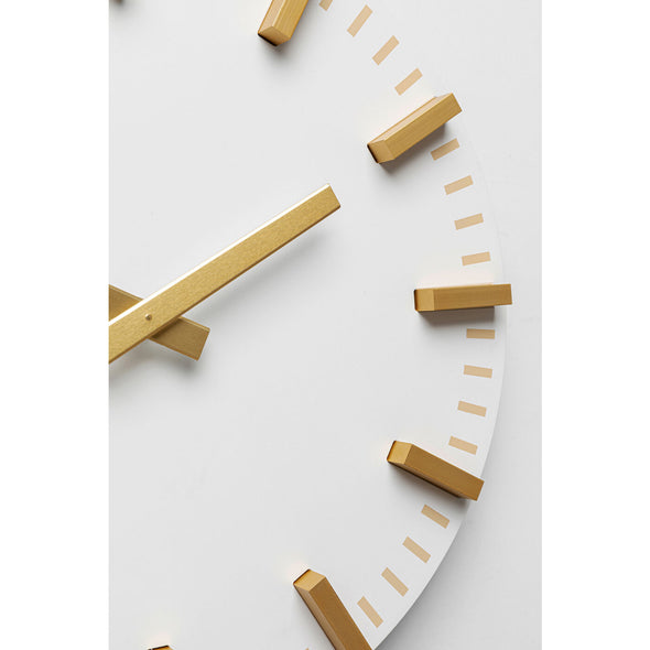 Wall Clock Archie White Ø30cm