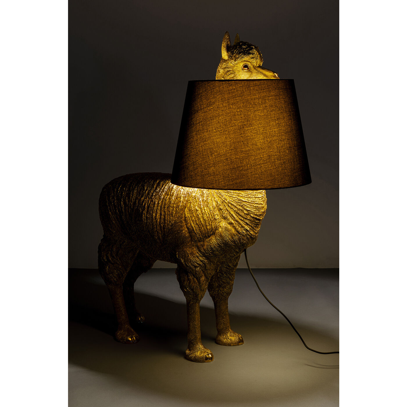 Floor Lamp Alpaca Gold 108cm