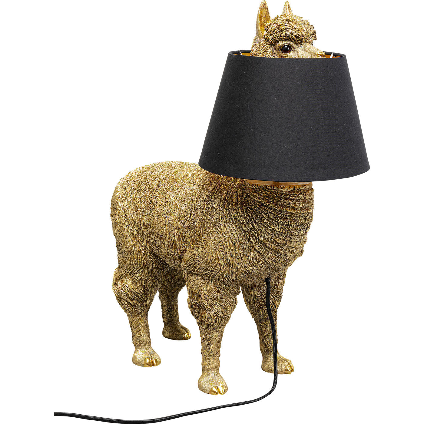 Table Lamp Alpaca Gold 59cm