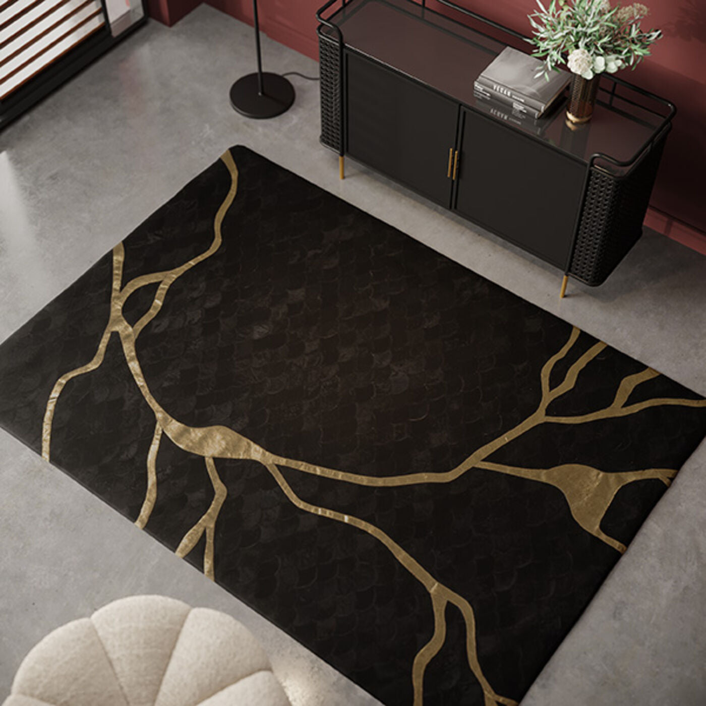 Carpet  Fulmine Black 170x240cm