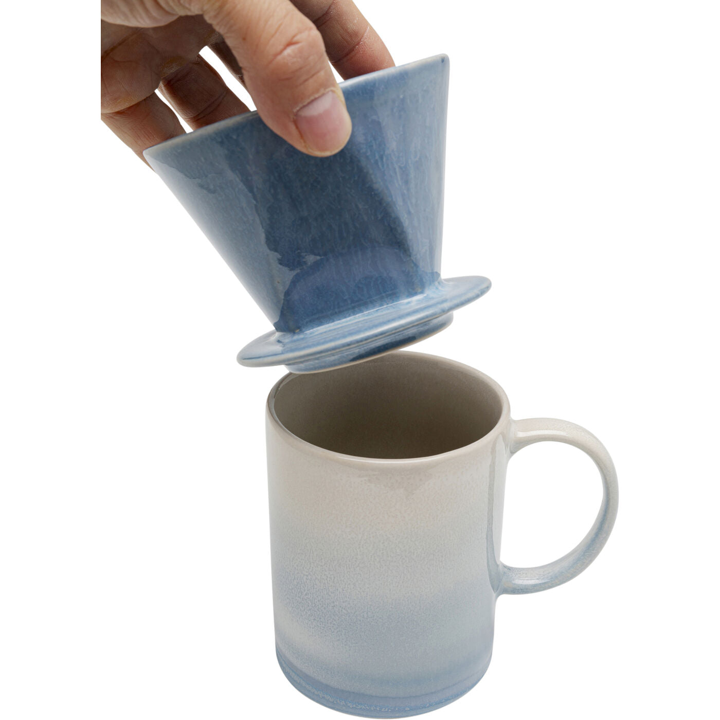 Mug + Coffee Filter Pick Up Blue (2/part)