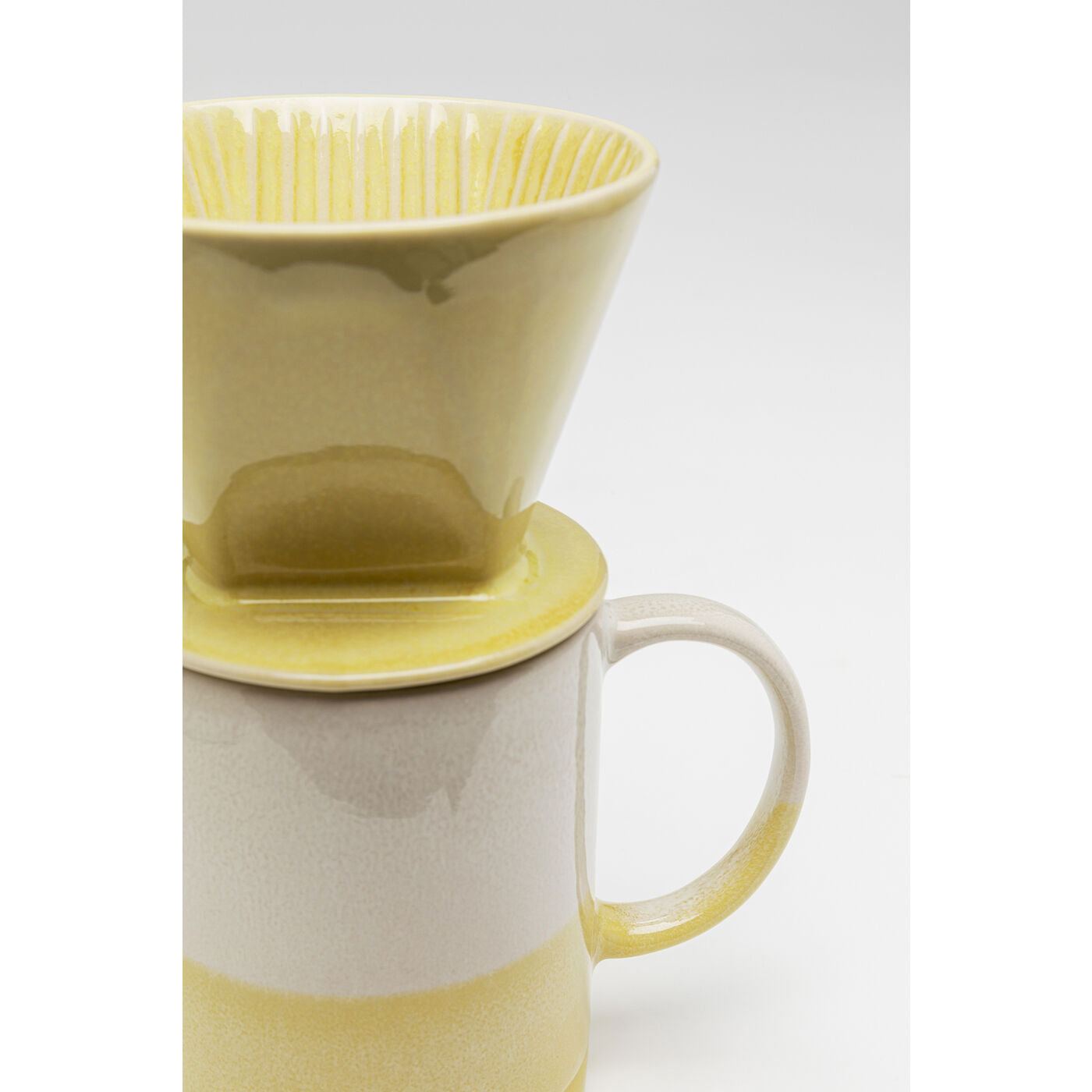 Mug + Coffee Filter Pick Up Yellow (2/part)