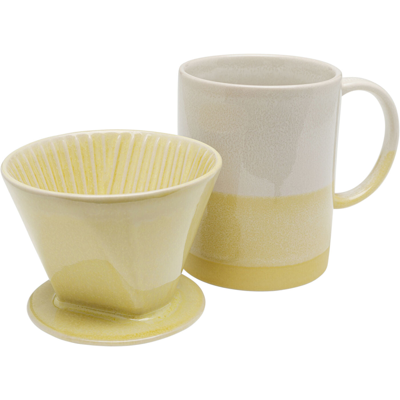 Mug + Coffee Filter Pick Up Yellow (2/part)