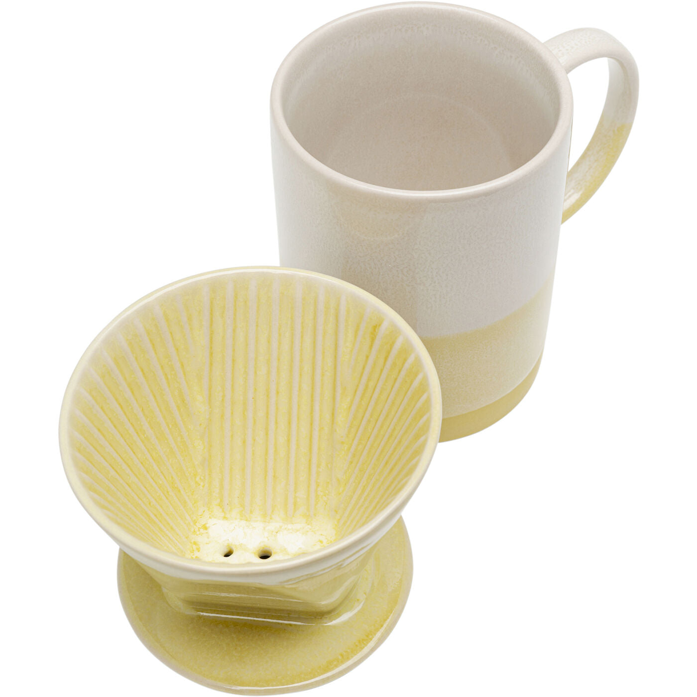 Mug + Coffee Filter Pick Up Yellow (2/part)