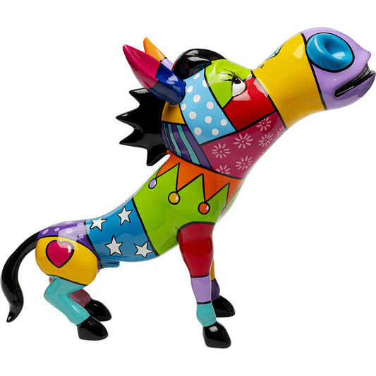 Deco Figurine Donkey Patchwork 54cm