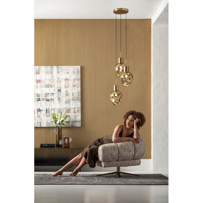 Pendant Lamp Supernova Amber Tre Ø45cm