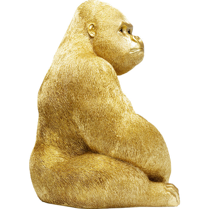 Gold Gorilla Figurine