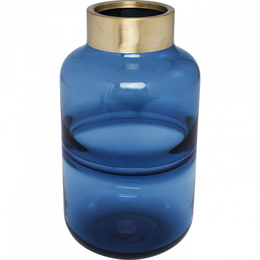 Vase Positano Belly Blue 28cm