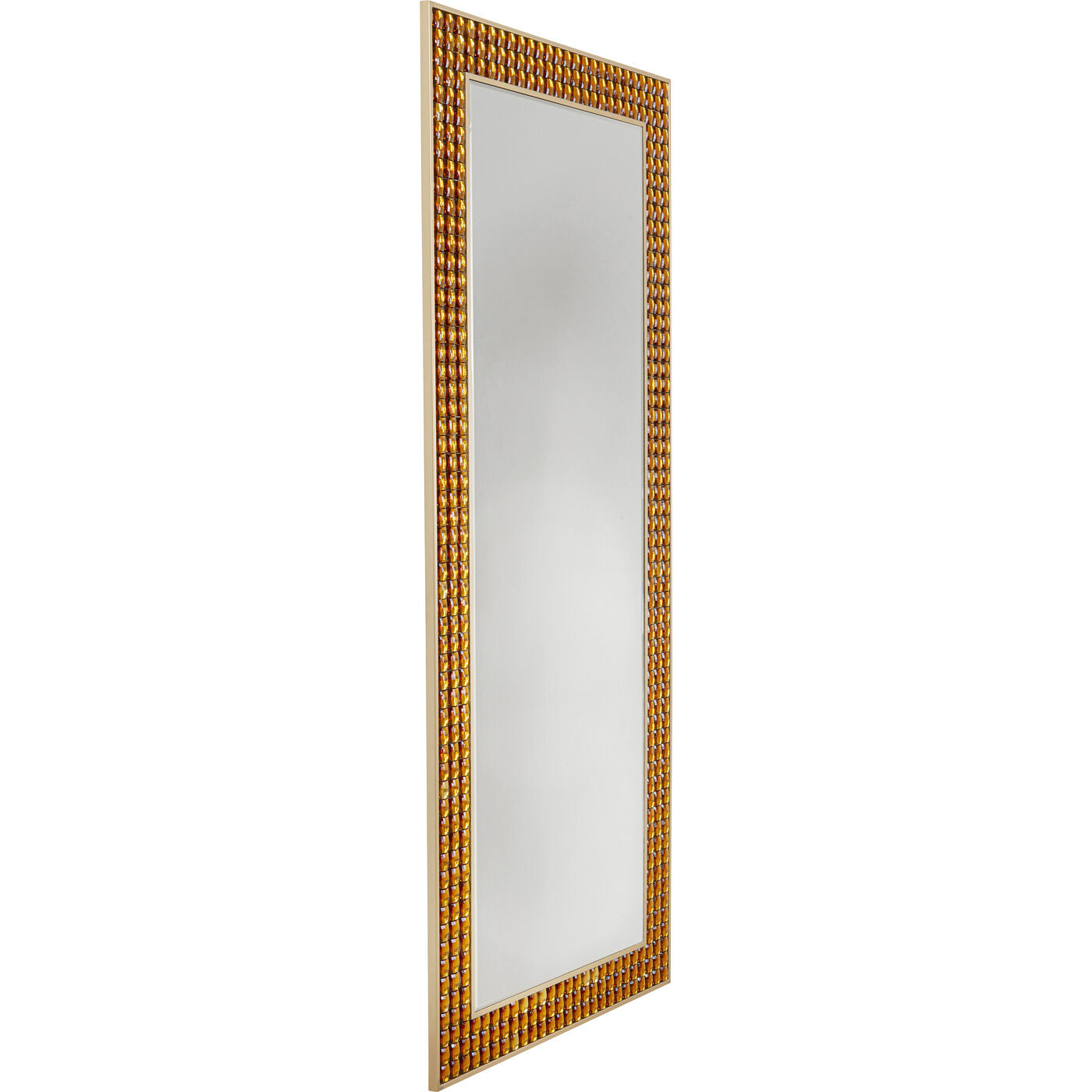 Crystal Brass Wall Mirror